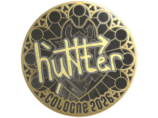 Klistermærke (huNter- guld Cologne 2026)