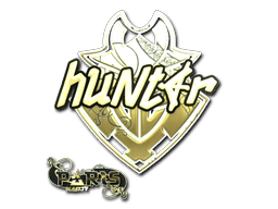 Klistermærke (huNter- guld Paris 2023)