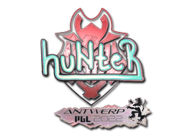 Klistermærke (huNter holo Antwerp 2022)