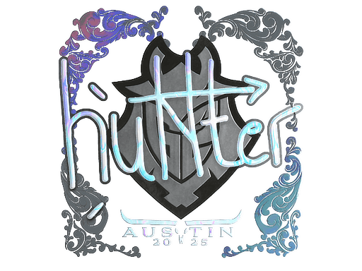 Klistermærke (huNter- holo Austin 2025)