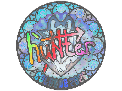 Klistermærke (huNter- holo Cologne 2026)