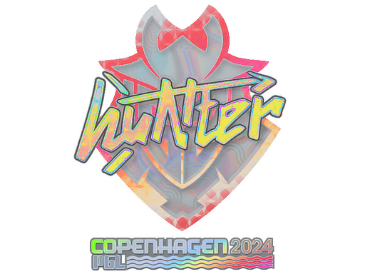 Klistermærke (huNter- holo Copenhagen 2024)