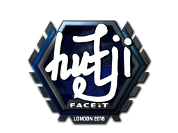 Klistermærke (hutji folie London 2018)