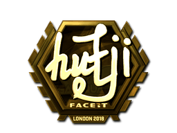 Samolepka (hutji zlatá London 2018)