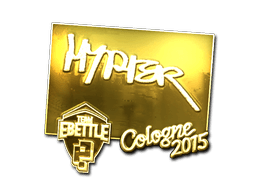 Aufkleber (Hyper Gold Köln 2015)
