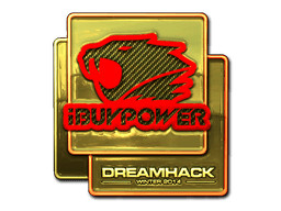 Samolepka (iBUYPOWER zlatá DreamHack 2014)