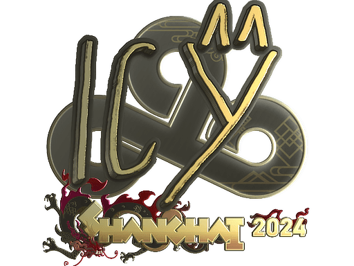Samolepka (ICY zlatá Perfect World Shanghai 2024)