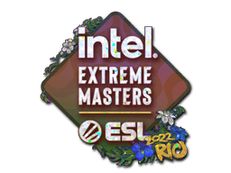 Klistermærke (IEM glitter Rio 2022)