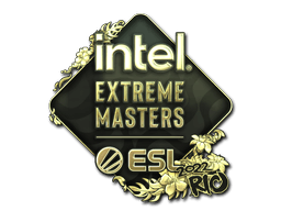 Samolepka (IEM zlatá IEM Rio 2022)