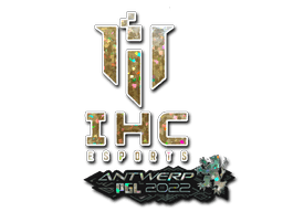 Klistermærke (IHC Esports glitter Antwerp 2022)