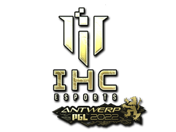 Samolepka (IHC Esports zlatá PGL Antwerp 2022)