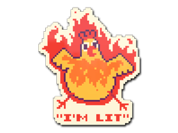 Samolepka (I'm Lit)
