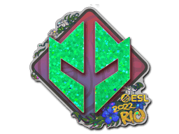 Klistermærke (Imperial Esports glitter Rio 2022)