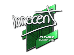 Samolepka (innocent Boston 2018)
