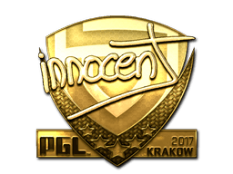 Samolepka (innocent zlatá Krakow 2017)