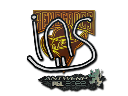 Samolepka (ins PGL Antwerp 2022)