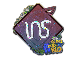 Klistermærke (INS glitter Rio 2022)