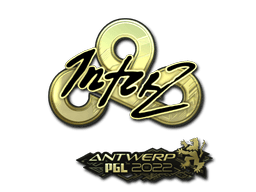 Klistermærke (interz guld Antwerp 2022)