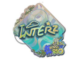 Klistermærke (interz holo Rio 2022)
