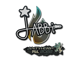 Klistermærke (jabbi Antwerp 2022)