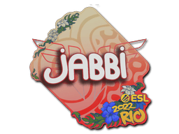 Klistermærke (jabbi Rio 2022)