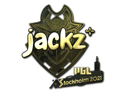 Samolepka (JACKZ zlatá PGL Stockholm 2021)