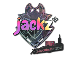 Klistermærke (JACKZ holo Stockholm 2021)