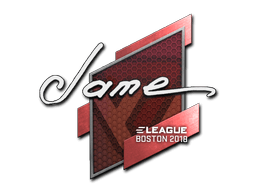 Klistermærke (Jame Boston 2018)