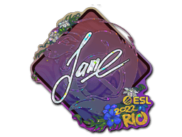 Klistermærke (Jame glitter Rio 2022)
