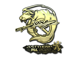 Samolepka (Jame zlatá PGL Antwerp 2022)