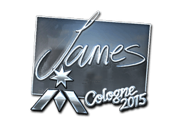 Aufkleber (James Glanz Köln 2015)