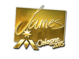 Aufkleber (James Gold Köln 2015)