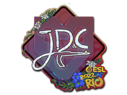 Samolepka (JDC třpytivá IEM Rio 2022)
