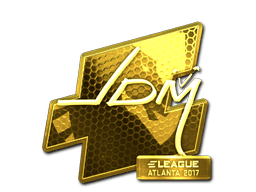 Samolepka (jdm64 zlatá Atlanta 2017)