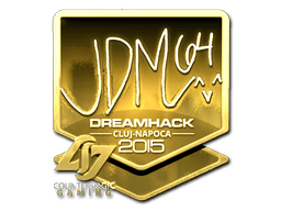 Samolepka (jdm64 zlatá Kluž 2015)