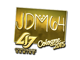 Samolepka (jdm64 zlatá Kolín nad Rýnem 2015)