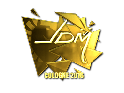 Samolepka (jdm64 zlatá ESL Cologne 2016)