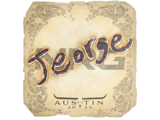 Samolepka (jeorge BLAST.tv Austin 2025)