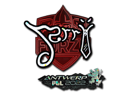 Klistermærke (Jerry glitter Antwerp 2022)