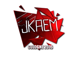 Klistermærke (jkaem folie Cologne 2016)