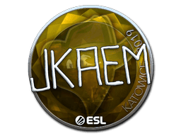 Klistermærke (jkaem folie Katowice 2019)