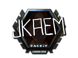 Klistermærke (jkaem folie London 2018)