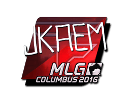 Klistermærke (jkaem folie MLG Columbus 2016)