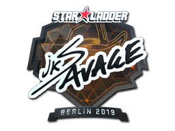 Klistermærke (jks folie Berlin 2019)