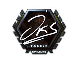 Klistermærke (jks folie London 2018)