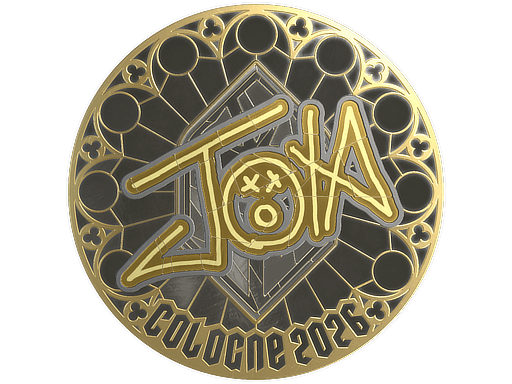 Samolepka (JOTA zlatá IEM Cologne 2026)