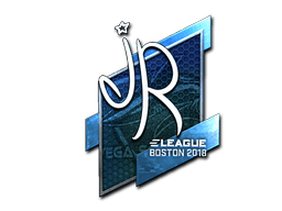 Klistermærke (jR folie Boston 2018)