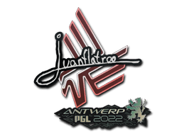 สติกเกอร์ (juanflatroo Antwerp 2022)