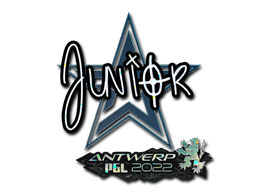 Aufkleber (junior Glitzer Antwerpen 2022)