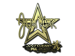 Aufkleber (junior Gold Antwerpen 2022)